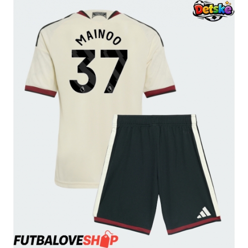 Dres Manchester United Kobbie Mainoo #37 Tretina pre deti 2026-27 Krátky Rukáv (+ trenírky)